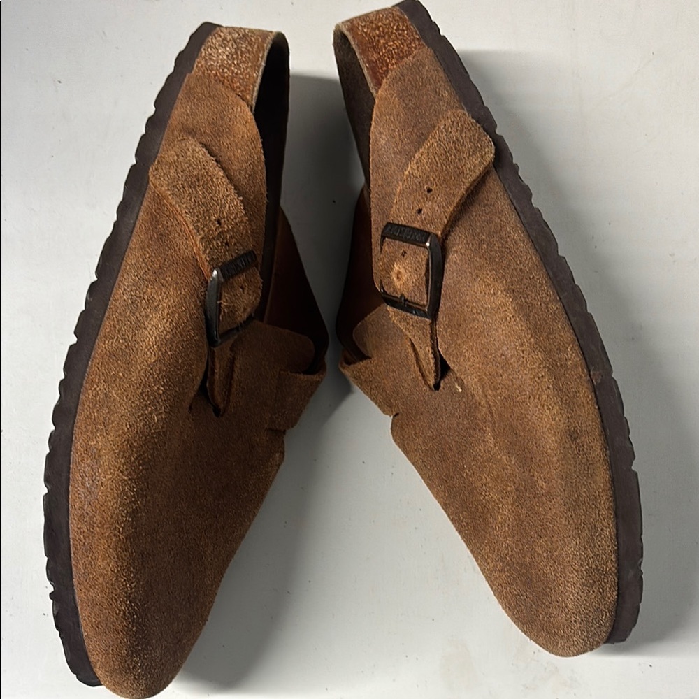 Birkenstock Tan Suede Clogs size 42 - Picture 4 of 8